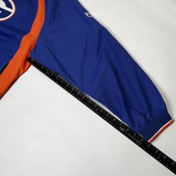 Colosseum Ath. XL Pullover Windbreaker Jacket Blue Orange Embroider G Logo NEW - Picture 5 of 15